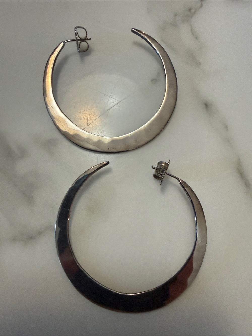 RLM studios Sterling silver hoop earrings